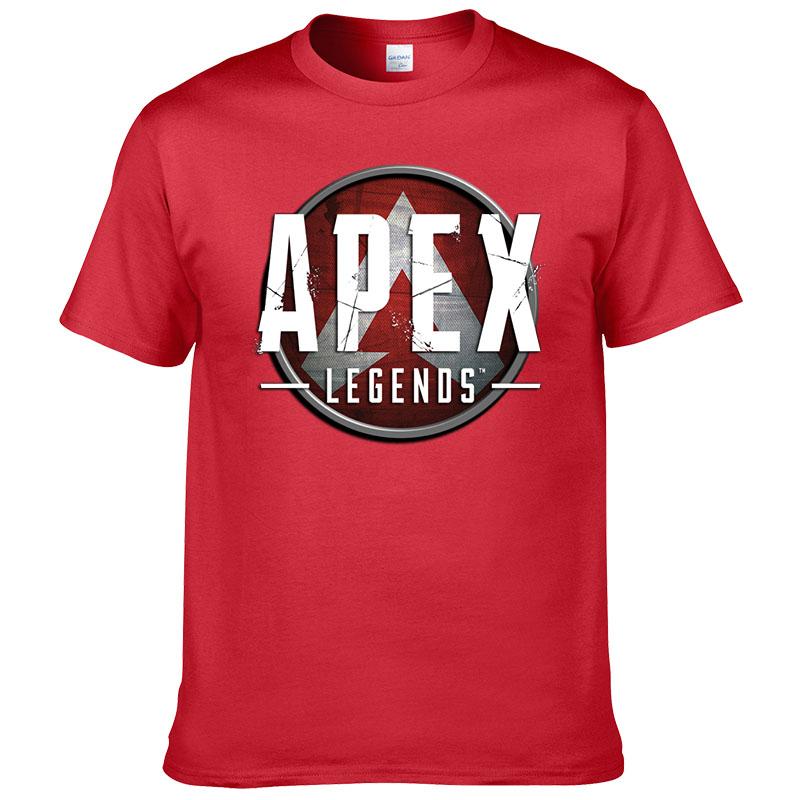 Short Sleeve Print T Shirt Men Summer Cotton Tshirt Clothing New Fashion Casual Apex Legends Harajuku Tee Style Cool Top F81