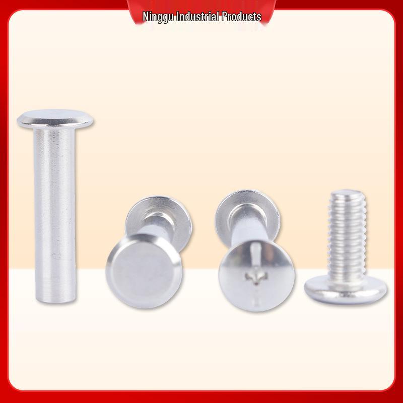 In-Stock Stainless Steel Phillips Double-Head Locking Screw, M1.6-M3.5 Flat Head Male-Female Ledger.