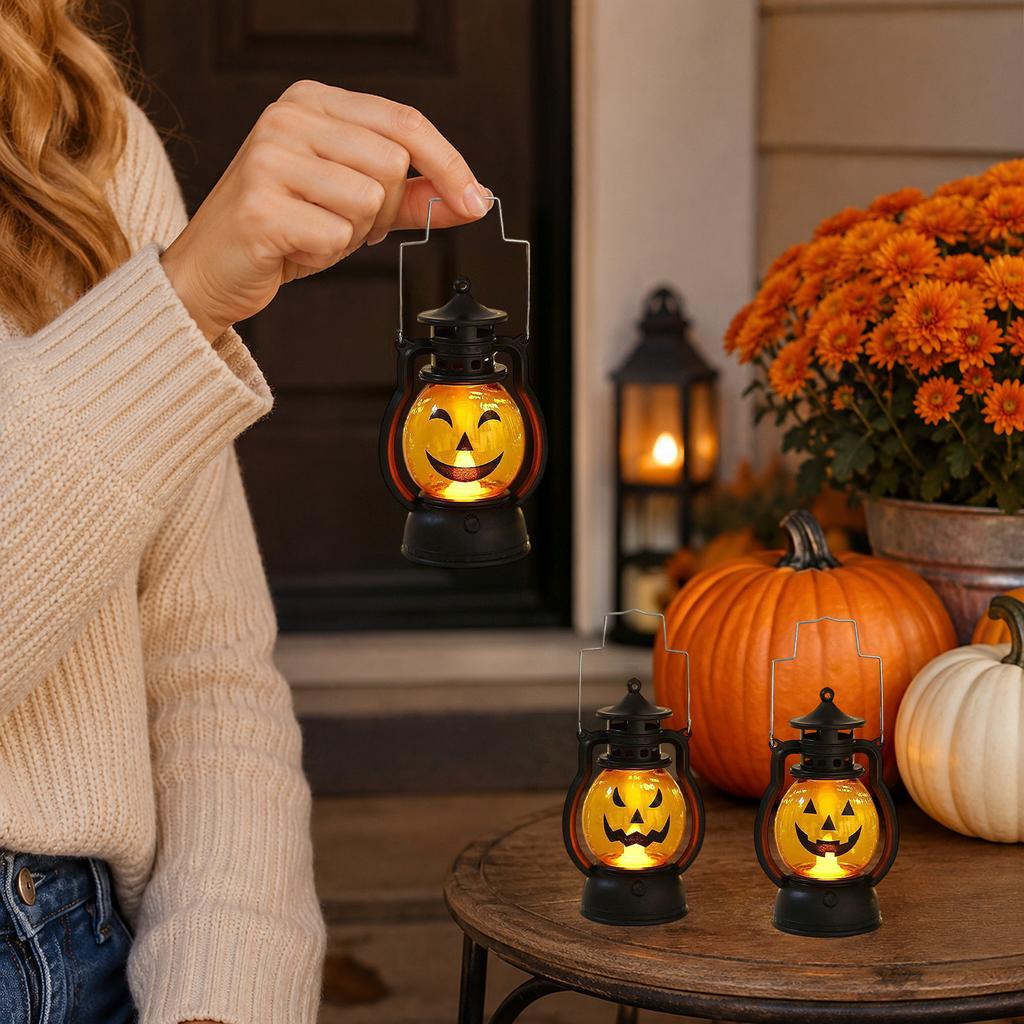 12 Pack Halloween Night Lights with and Pumpkin Designs for Indoor Decor