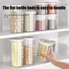 Kitchen Grains Sealed Container Transparent Snack Storage Container Anti-Moisture Cereals And Grains Sealed Storage Barrel Box