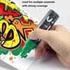 15 Farben Größere Kapazität Acryl-Marker Stifte, Ultra-breiter Kopf 15MM/8MM Graffiti, Malerei, Zeichnen, Werbeplakate Kunstbedarf
