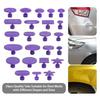 24 Pcs Car Dent Puller Suction Cups Car Dent Repair Tool Suction Sucker Gasket Paintless Dent Removal Tool Pulling Tabs