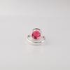 Pink Rubellite Gemstone 925 Solid Silver Statement Jewelry Women Ring For Birthday Gift RR-72-8