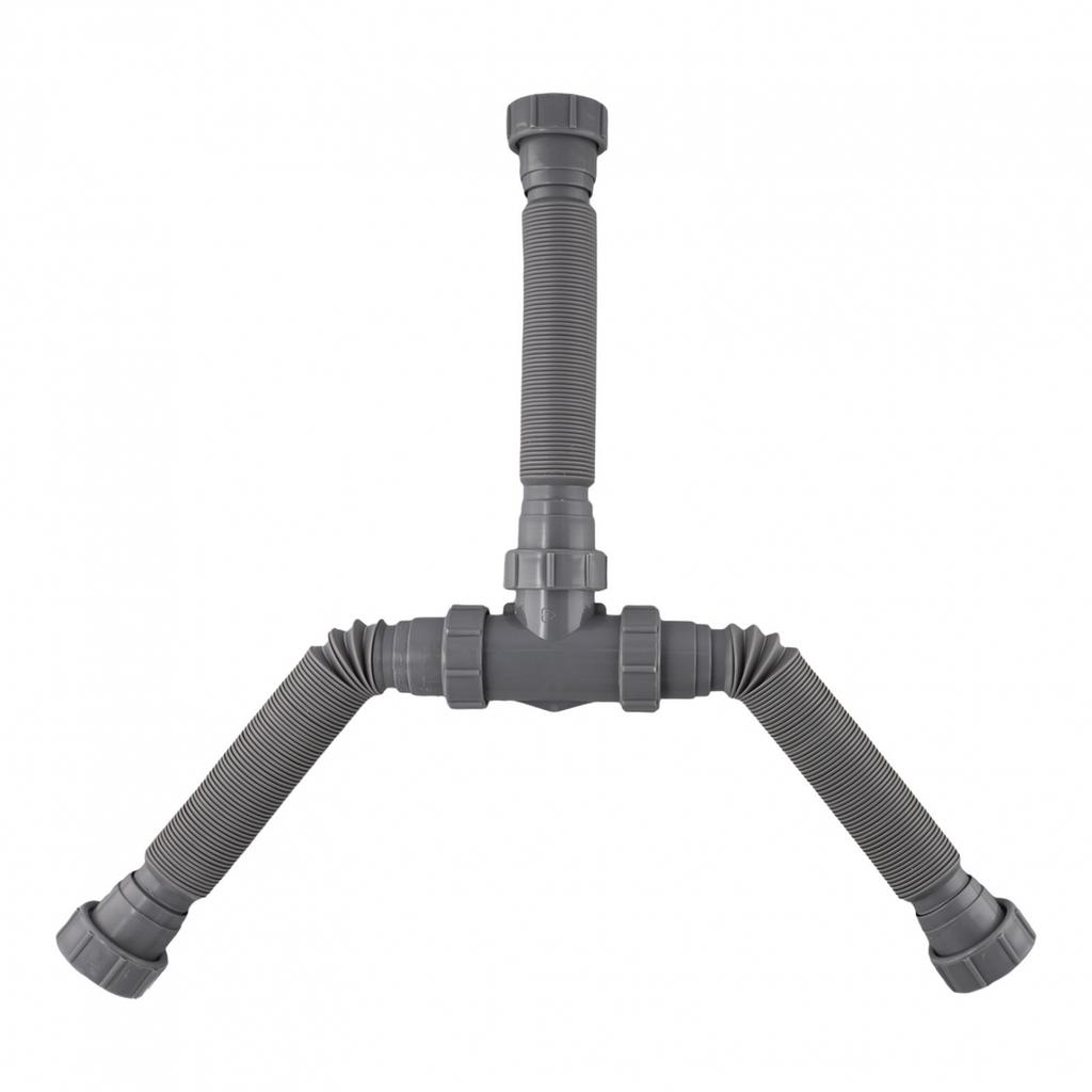 All Inclusive Adjustable P Trap Drain Kit for Kitchen Installations