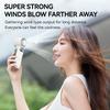 New JF168 Ice Pack High-speed Fan with 199 Speed Regulation, Long Endurance, High Wind Power, Handheld Folding Mini Fan