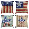 Independence Day Pillowcase Cartoon  Linen Digital Printing Pillowcase