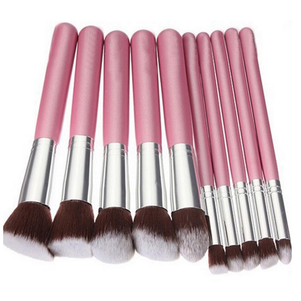 Make-up-Pinselset mit doppelseitigen Schwämmchen für präzise Anwendung auf Augen, Lippen und Wimpern