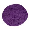Women Fall Winter Hat Knitted Bonnet Solid Color Elastic Twisted Texture Keep