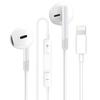 Wired Lightning Deep No Clear Noise Volume 3D Sound Earphones, Hi-Fi, Bass, Latency, Built-in Microphone, Calls, Cancellation, Control,