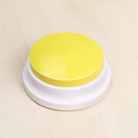 Pulsante per Addestramento Cani Pulsante Registrazione Vocale Buzzer per Addestramento Animali Domestici Registrazione e Riproduzione Seconda Volta Pulsante di Comunicazione Interattiva per Gatti e Cani