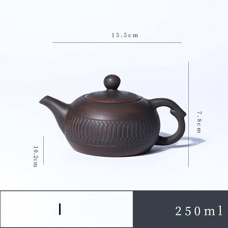 Jianshui Purple Pottery Pot Ceramic Kung Fu Teapot Handmade Teapot Tea Maker Tea Set  Small Teapot Tea Kettle
