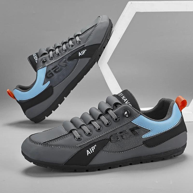 Outdoor Men Casual Sneakers Mesh Running shoes Lightweight Men Walking Shoes Comfortable Breathable Flat Jogging Sport Shoes