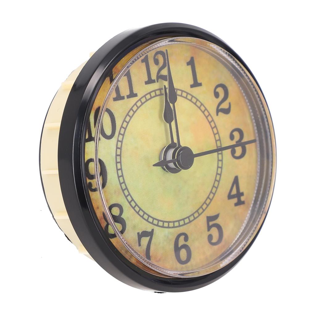 Uhrwerk-Einsatz DIY 70MM Arabische/Römische Ziffernanzeige Klares Glas Uhren aufwerten mit präziser Zeitmessung