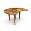 Wooden Accent Table Unique Artisan Wooden Coffee Table Solid Wood Side Table Organic Shaped Wooden Stool, Furniture Teakwood Side Table