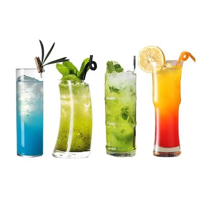 Bezolovnaté Kreativní Sklo Křišťálová Sklenice Highball Barové Sklo Collins Tumbler Sklenice na Pití Na Vodu, Džus, Pivo a Koktejl
