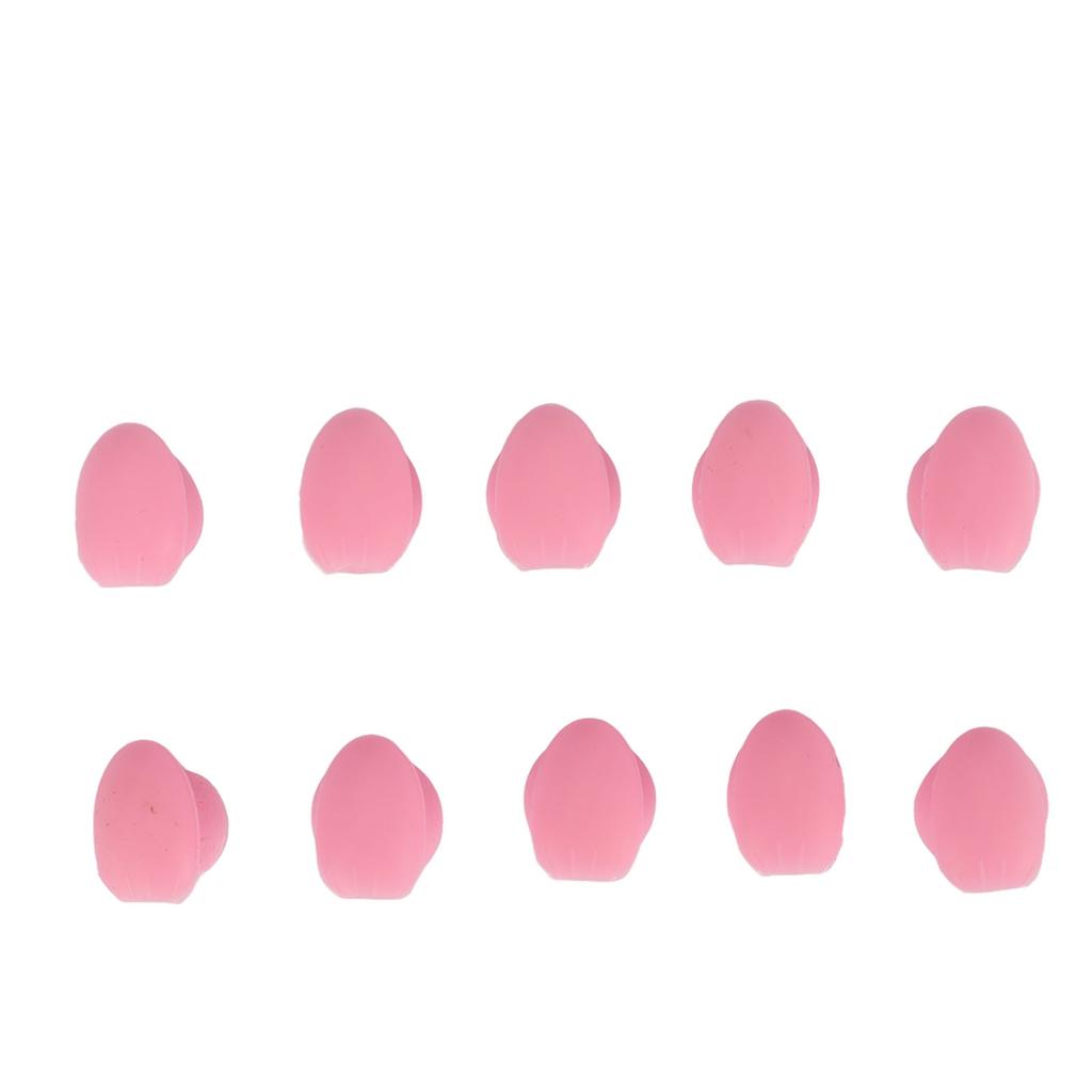 10pcs Couvercles de Pinceaux à Lèvres Ventouse en Silicone Empêchent la Perte Anti-Poussière Couvercle Protecteur de Pinceau à Lèvres