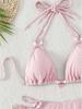 Sexy Tie-Up Bikini Swimsuit for Women - Perfect for Beach Vacations