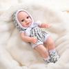 30cm Silicone Reborn Baby Doll - Soft Sleep Companion & Child Role-Playing Toy