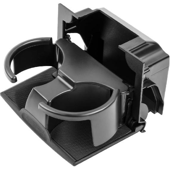 Console Cup Holder Compatible With Nissan Pathfinder 2005-2012, Nissan Xterra 2005-2015, Nissan Frontier 2005- Replaces 96965-ZP00C 96965-EA002 Black