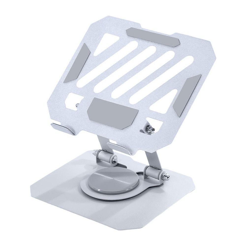 360° Rotating Laptop Stand Adjustment Desktop Holder Portable Metal Tablet Stand Video Viewing