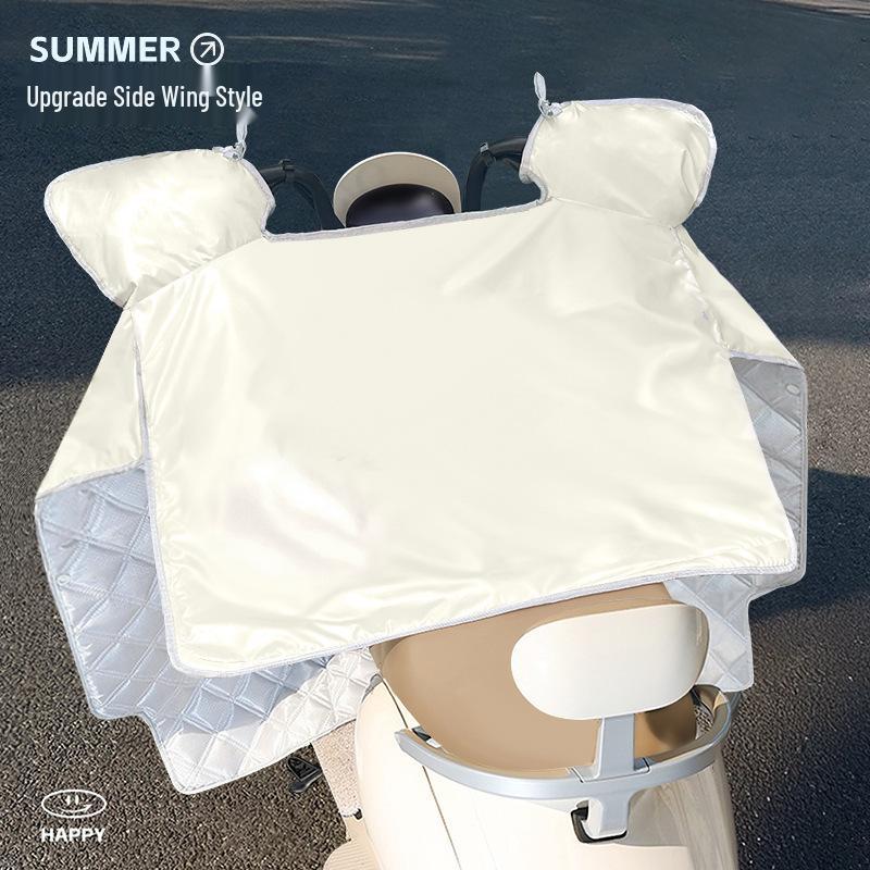 Electric Car & Motorcycle Windshield Sunshade – Summer Thin Waterproof UV Shield for All Seasons