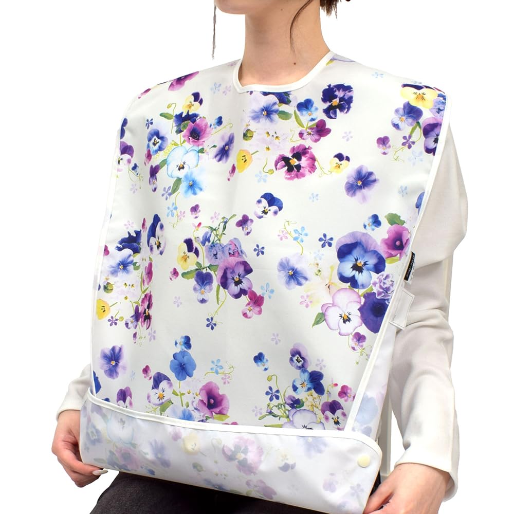 

СТИЛЬ Декор Уход за больными Фартук для еды с карманом Набор из 2 штук Цветочный букет Фартук для еды Уход за больными Водоотталкивающий Уход за больными Стильный Милый Пожилой Уход