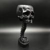 Skull Flower Pot & Spine Stand Set