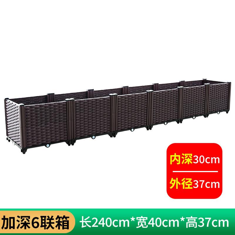 Oversized Thickened Plastic Balcony Veggie Planter Trough for Gardening Outdoor Wholesale