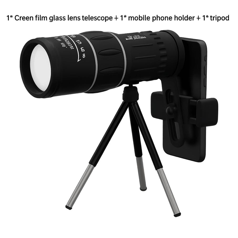 16x52 Monocular Telescope Dual Focus Night Spyglass Telescope New HD Zoom Scope  Outdoor