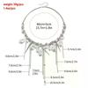 Sweet Tassel Link Pendant Necklace Women's Metal Trendy Pearl Choker Chain Party Jewelry Gifts