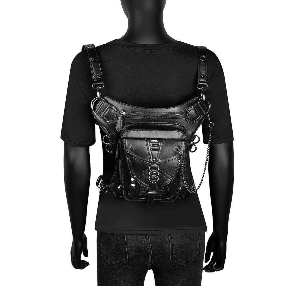 Steampunk New Women's Bag Single Shoulder Crossbody Bag Women's Small Bag Outdoor Casual Mobile Waist Bag