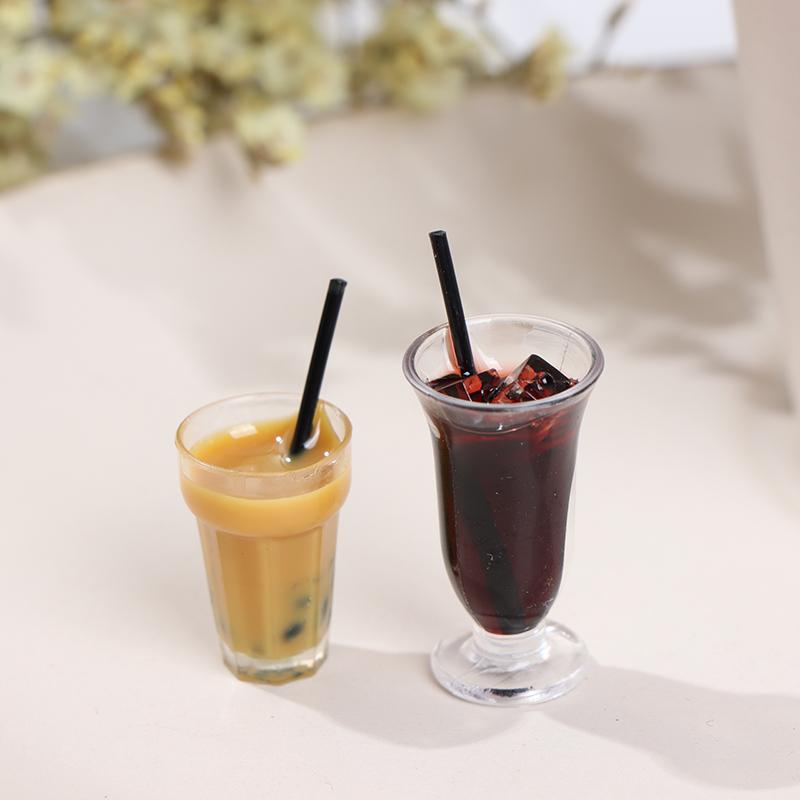 1 σετ χαριτωμένο μίνι χάμπουργκερ μινιατούρα κουκλόσπιτο γρήγορο φαγητό για κουκλόσπιτο κουζίνα