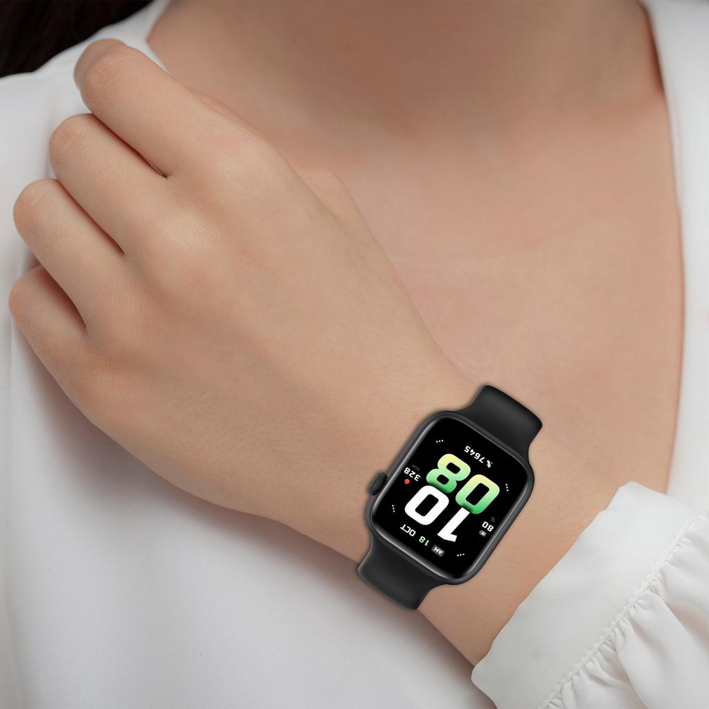 For Honor Watch 5 Silicone Watch Band Reverse Buckle Wrist Strap