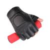 Halbfinger-Sporthandschuhe PU-Leder Herren und Damen Fingerlose Handschuhe Outdoor Motorrad Taktik Militärfan Schutz-Lederhandschuhe