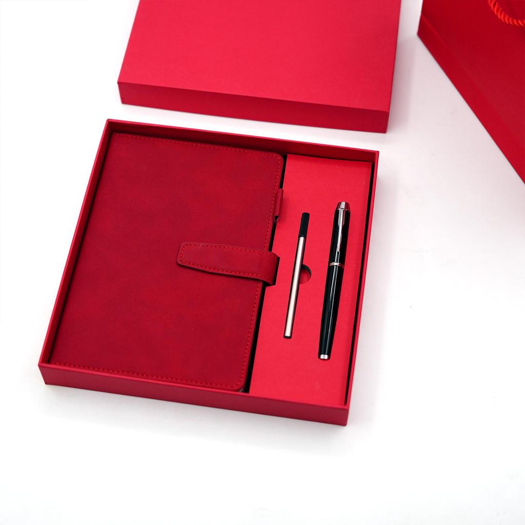 A5 Notebook Gift Set with Buckle - Corporate Souvenir & Customizable Business Notebook