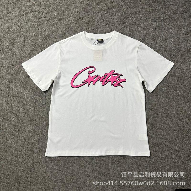 New High Street Corteiz Alcatraz Fun Letter Print Men's and Women's Casual Short Sleeve T-Shirt