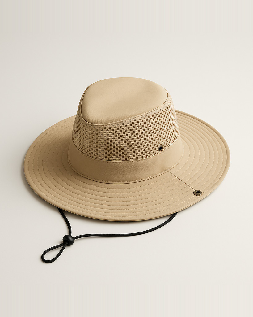 Summer Net Cap Men's Fashion Large Eaves Travel Sun Hat Monochrome Matte Fisherman's Hat (7  Colors)