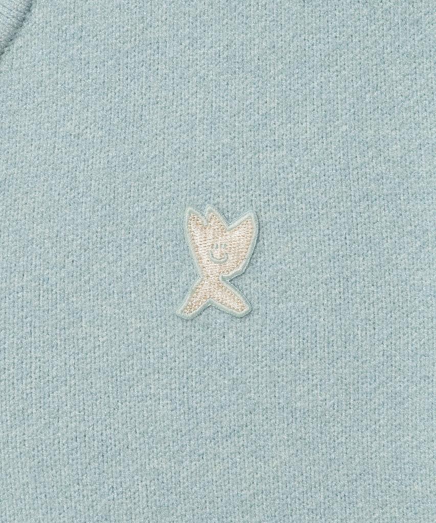 Wacky Willy V-Neck One-Point Cardigan Mint