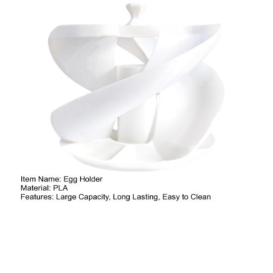 Egg Roller 3D Printed Rolling Fridge Egg Organizer Large Capacity Easy To Clean Egg
