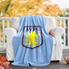 1pc Aston Villa Theme Blanket - Digital Print, Polyester, Cozy for All Seasons, Perfect for Outdoor, and Travel