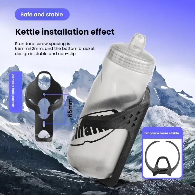 SIXSIXONE Bicycle Pneumatic Water Bottle Cage Mountain Highway Bicycle Breaking Wind Air Force Pneumatic Model Water Bottle Cage