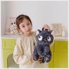 Black Cat Ragdoll Plush Bag - Cute Kitten Cartoon Gift for Children
