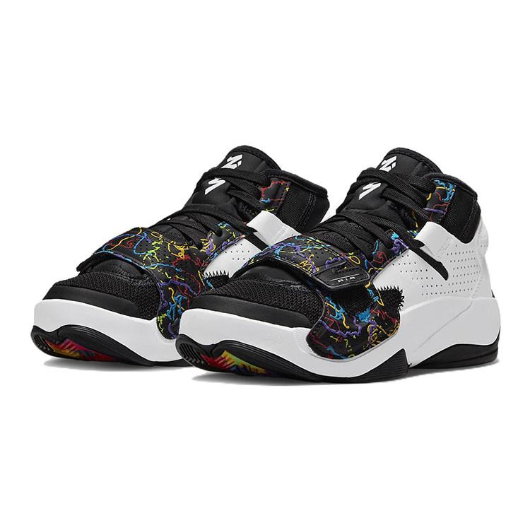 New Jordan Zion 2 Noah White Black Multi Color GS DV1003-003