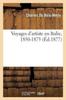 Voyages d'Artiste En Italie 1850-1875 Kitabı