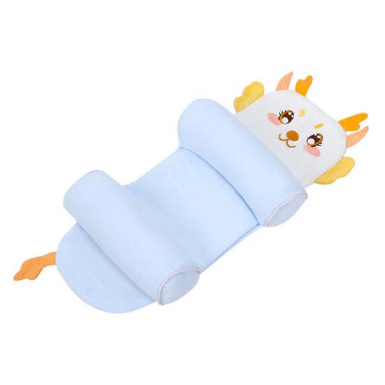 Baby Support Pillow Soft Breathable Infant Head Cushion for Newborns 0-12 Months Sleeping Lightweight Travel-friendly Baby Shaped Pillowcase
