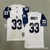 Camiseta de Fútbol Retro NFL Dallas Cowboys para Hombre de Algodón Bordada Camisa Deportiva del Equipo Ropa para Aficionados