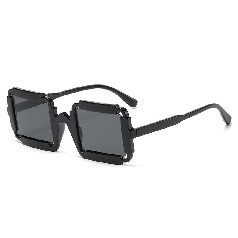 Steampunk Style Sunglasses Men'S Personality Box Sunglasses Women'S Glasses Shades