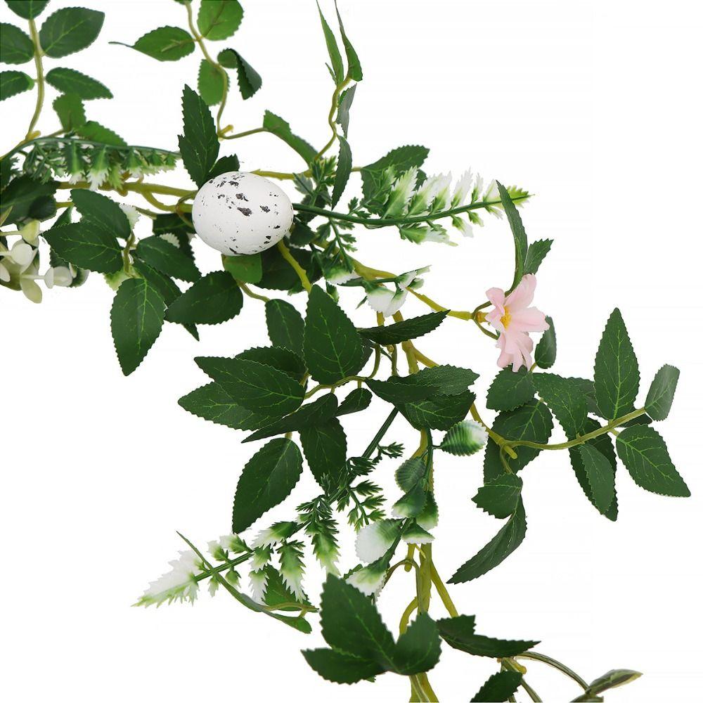 Colorful Spring Eggs Garland Real Touch Simulation Eggs Pendants Front Door Porch