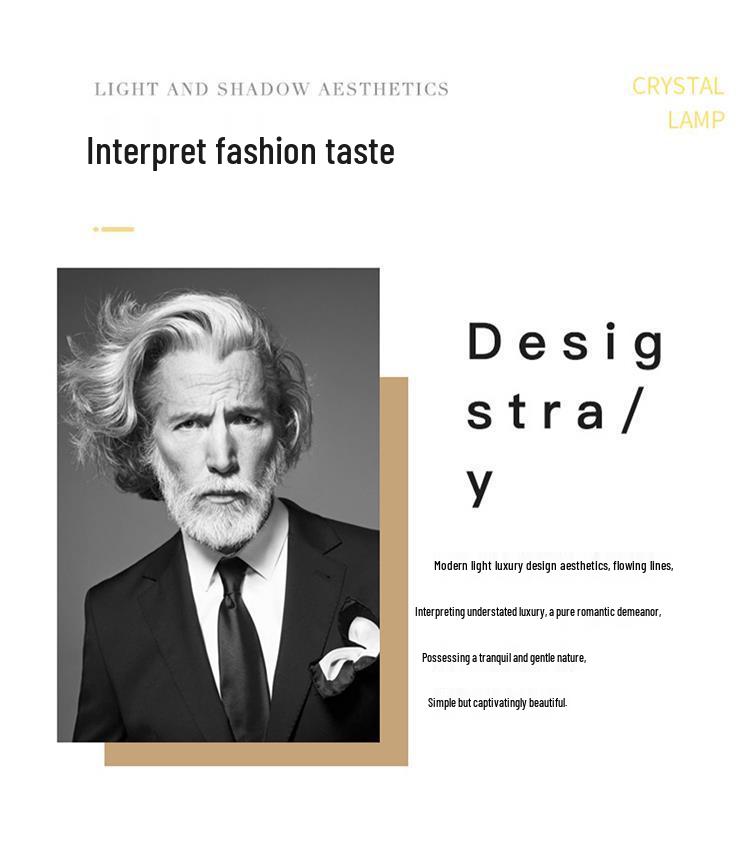 Nordic Dandelion Crystal Pendant Light for Living Room, Bedroom & Bar - Luxurious Creative Style Lighting