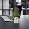4 Stück Hydroponik-Vase Holzdeckel Hohl Design Pflanzenbelüftungsabdeckung Glas-Pflanzengefäß-Deckel Büro Schreibtisch Bücherregal Dekor
